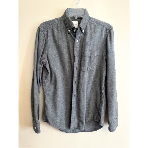American Eagle Soft Brushed Button-Down Shirt – Gray – Men’s Small - Picture 1 of 4